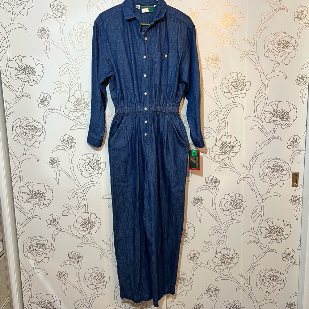 Vintage Willowbend Denim Jumpsuit Romper One Piece